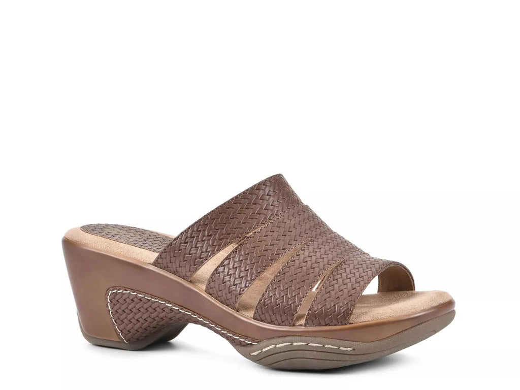 White Mountain Valora Platform Sandal