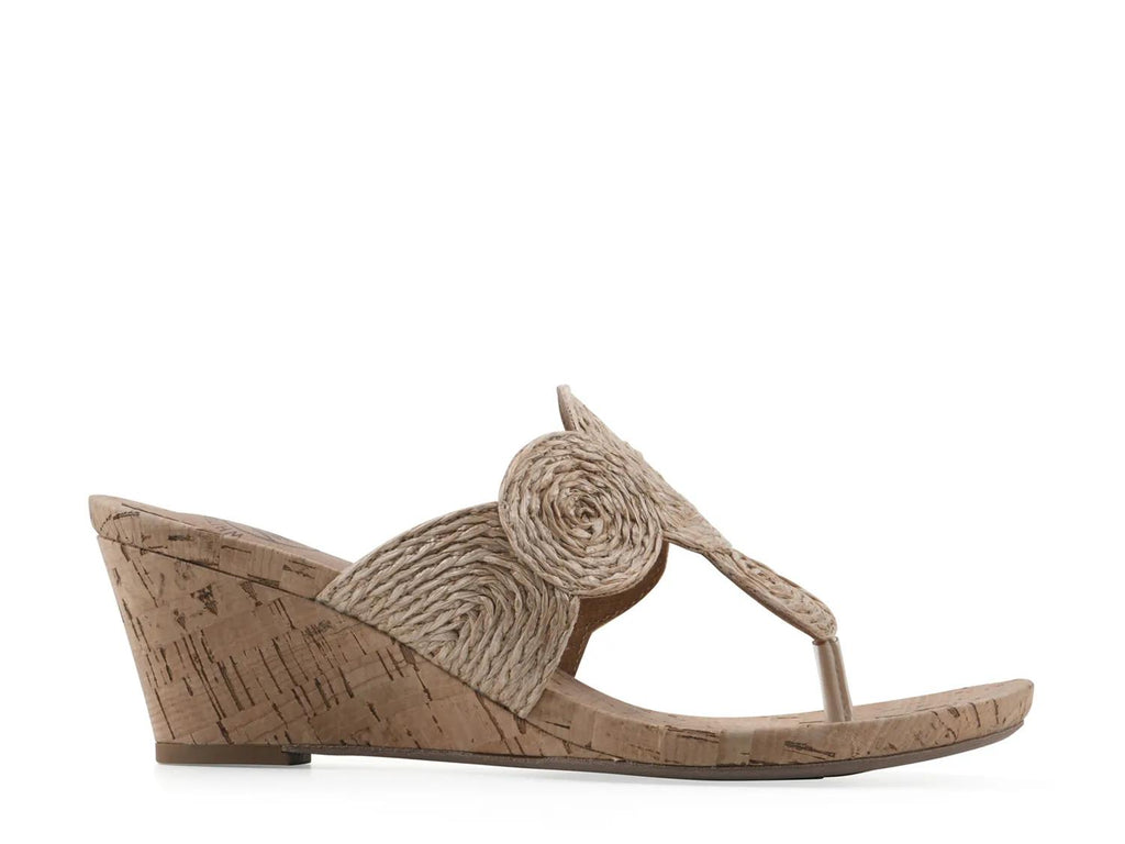 White Mountain Affogato Wedge Sandal
