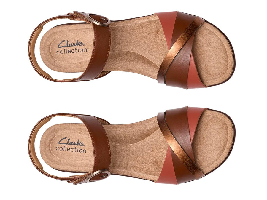 Clarks Kacha Twist Wedge Sandal
