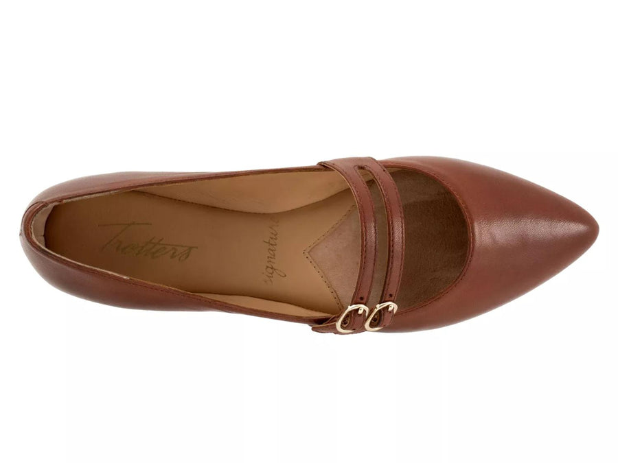 Trotters Emerald Mary Jane Flat