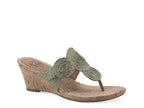 White Mountain Affogato Wedge Sandal