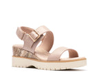 Clarks Diaz Rose Wedge Sandal