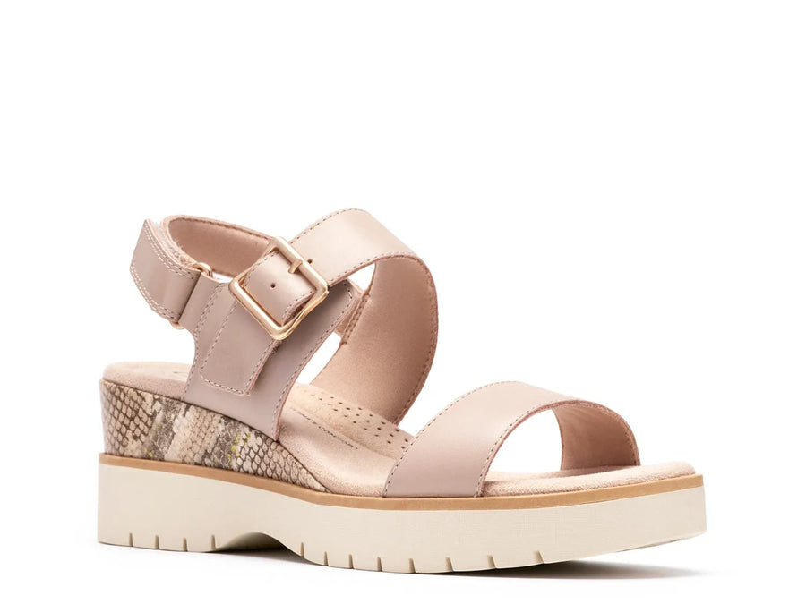 Clarks Diaz Rose Wedge Sandal