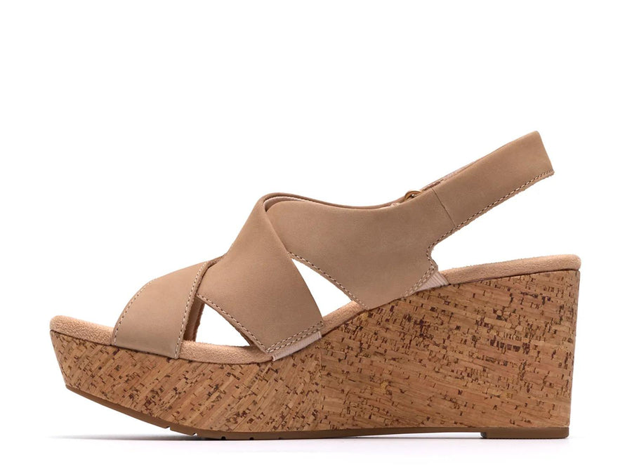 Clarks Rose Grace Wedge Sandal