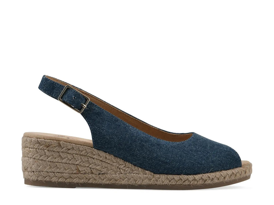 White Mountain Maize Espadrille Wedge Sandal