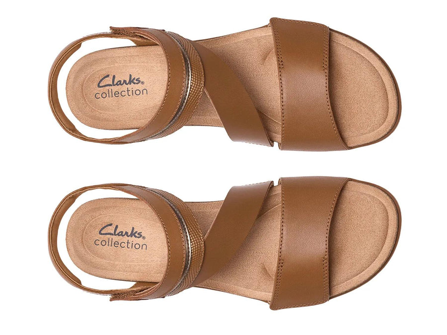 Clarks Kacha Wave Wedge Sandal