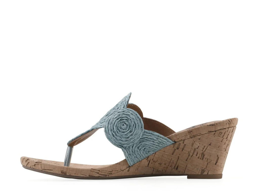 White Mountain Affogato Wedge Sandal