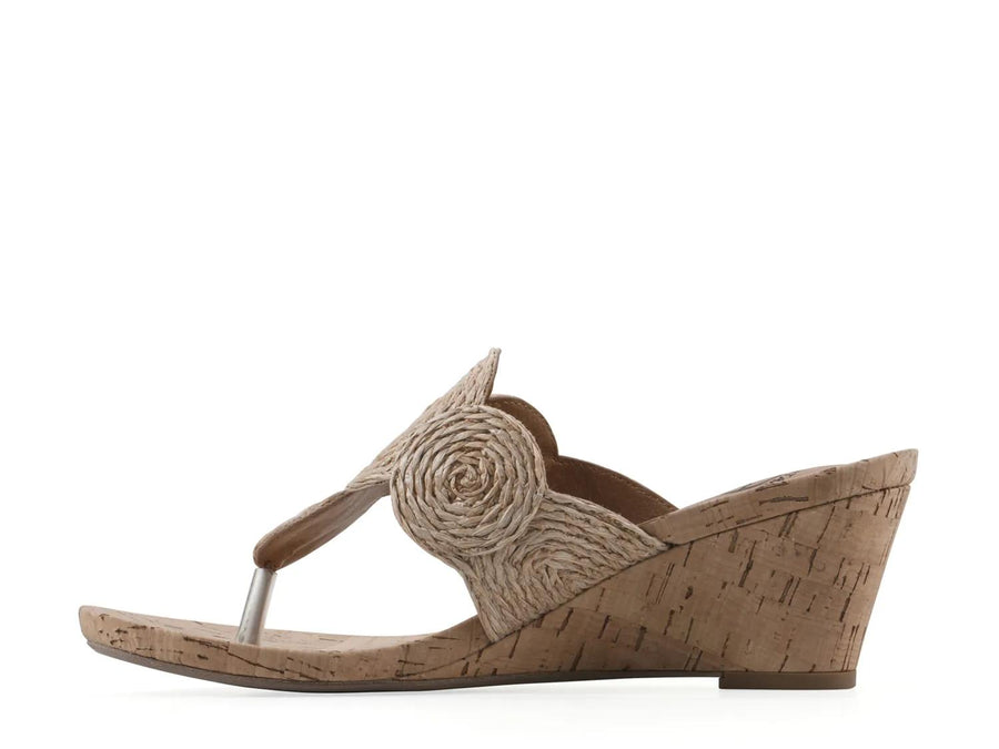 White Mountain Affogato Wedge Sandal