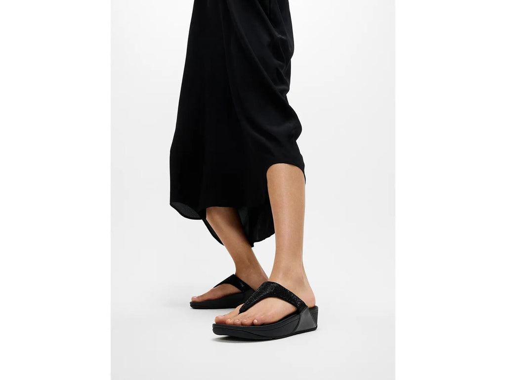 FitFlop Lulu Crystal Wedge Sandal