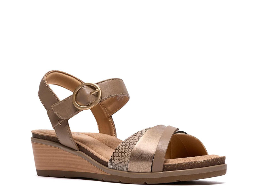 Clarks Kacha Twist Wedge Sandal