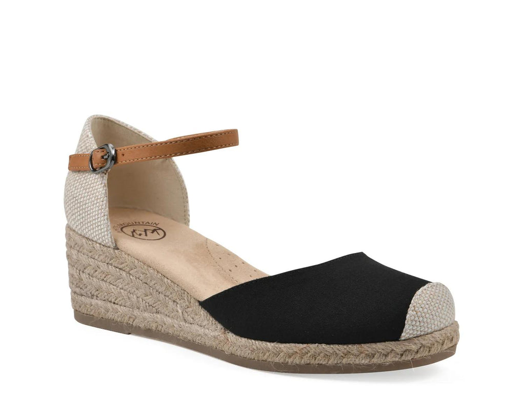 White Mountain Maintain Espadrille Wedge Pump