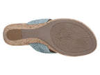 White Mountain Affogato Wedge Sandal