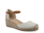 White Mountain Maintain Espadrille Wedge Pump
