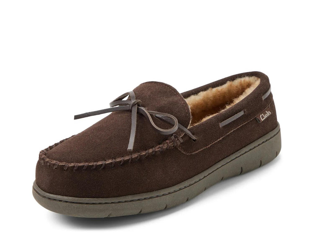 Clarks Suede Lace Slipper - Men's