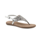 White Mountain Lifted Sandal