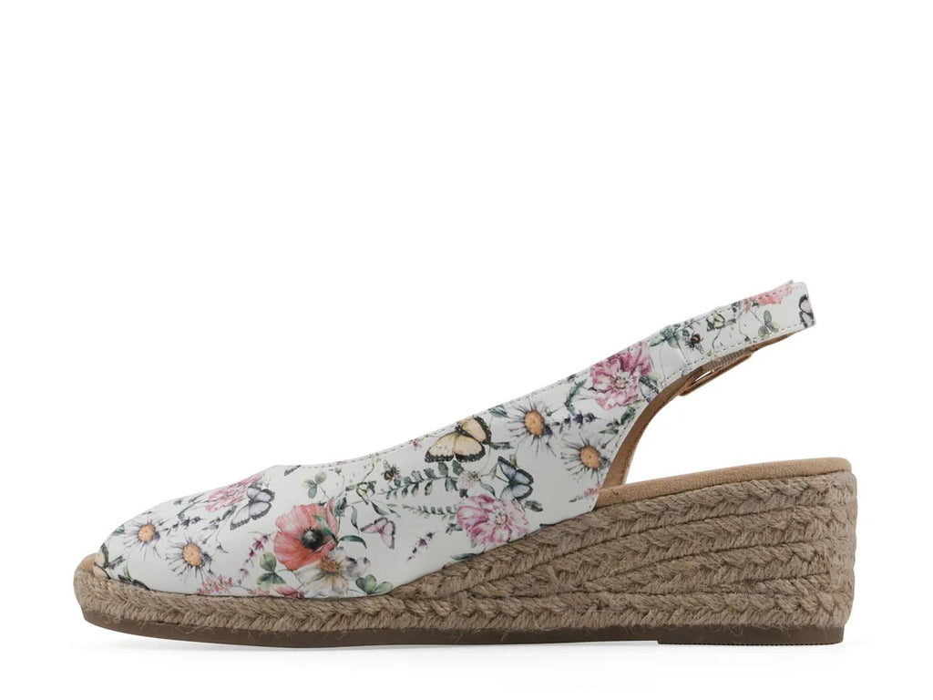 White Mountain Maize Espadrille Wedge Sandal