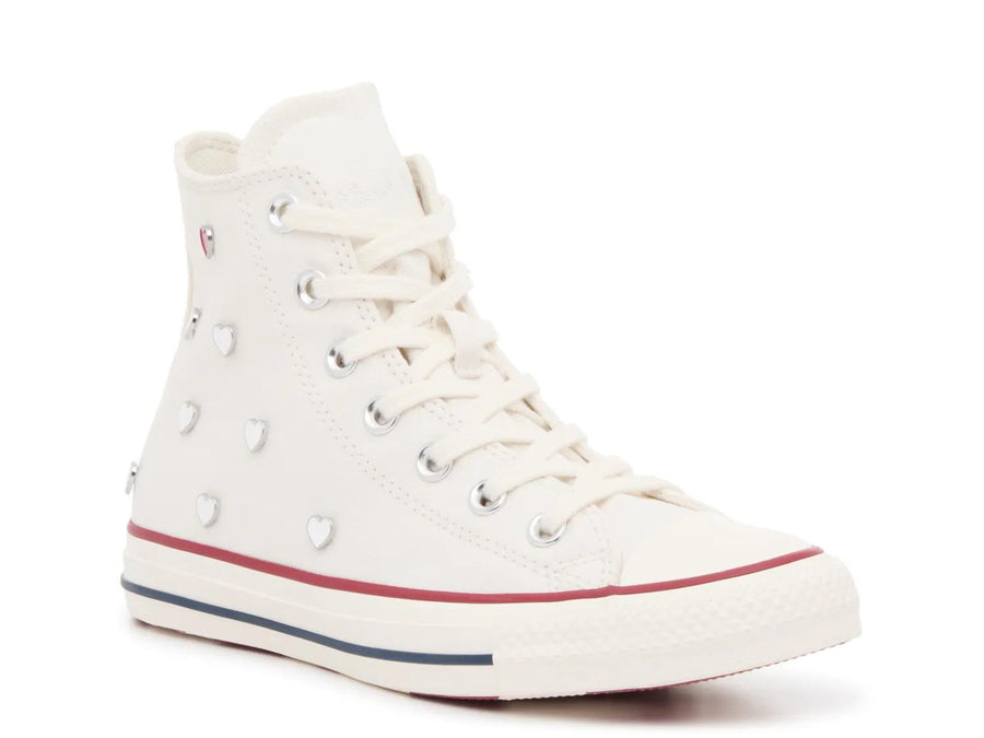 Converse Chuck Taylor All Star White Hearts High-Top Sneaker - Women's