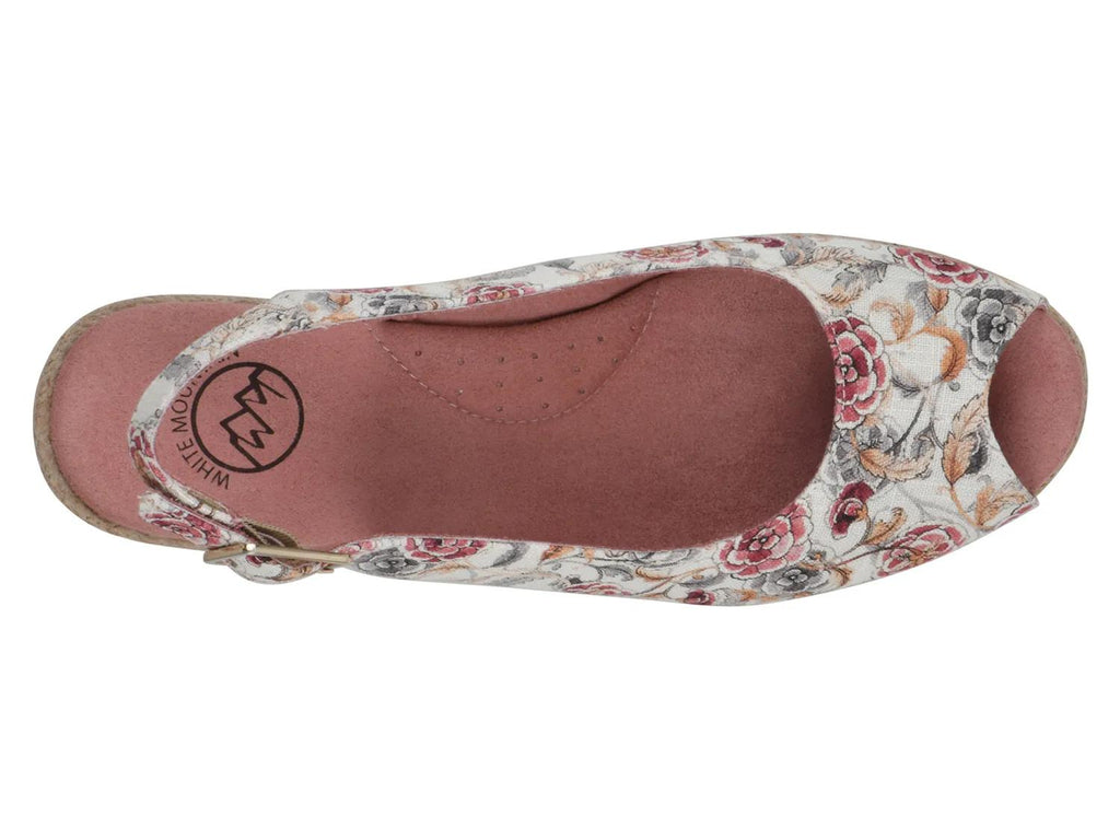 White Mountain Maize Espadrille Wedge Sandal