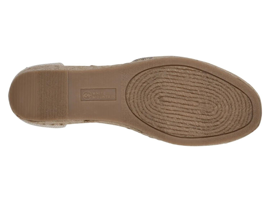 White Mountain Maintain Espadrille Wedge Pump
