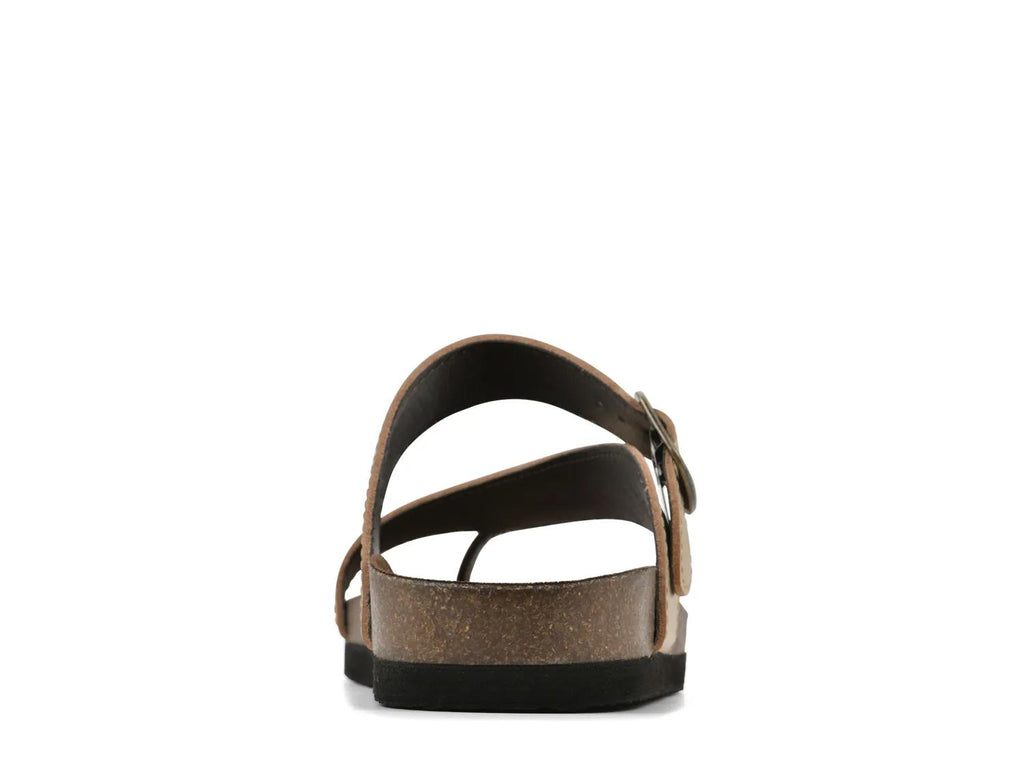White Mountain Carly Nubuck Flat Sandal