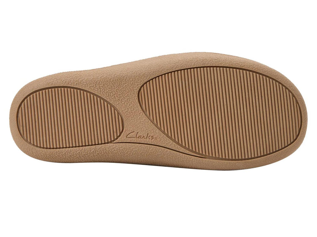 Clarks Suede Stitch Clog Slipper - Men's