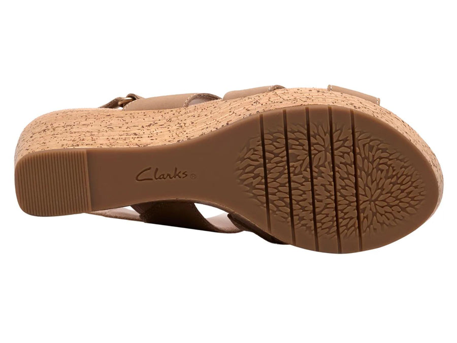 Clarks Rose Grace Wedge Sandal