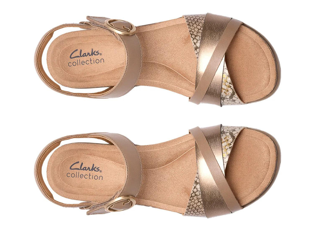 Clarks Kacha Twist Wedge Sandal