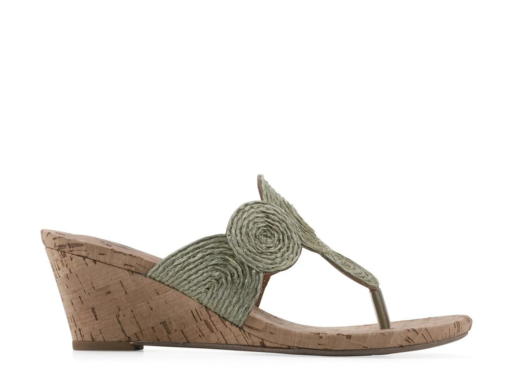 White Mountain Affogato Wedge Sandal