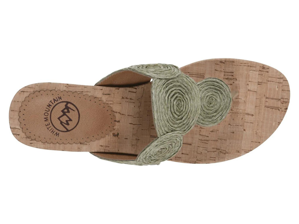 White Mountain Affogato Wedge Sandal