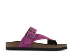 White Mountain Carly Nubuck Flat Sandal