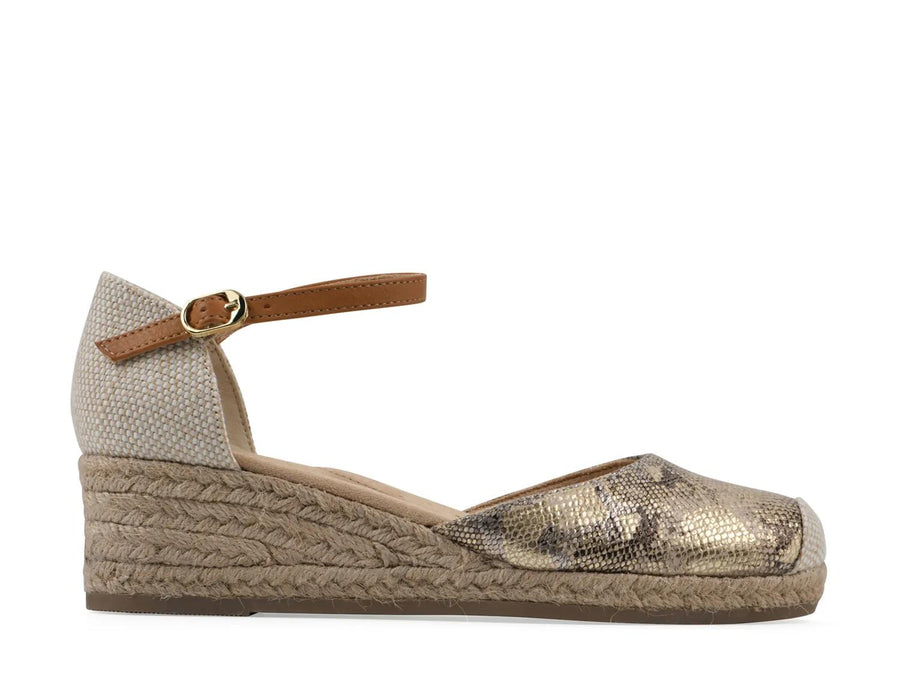 White Mountain Maintain Espadrille Wedge Pump