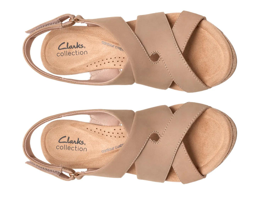 Clarks Rose Grace Wedge Sandal