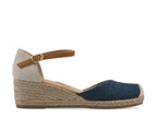 White Mountain Maintain Espadrille Wedge Pump