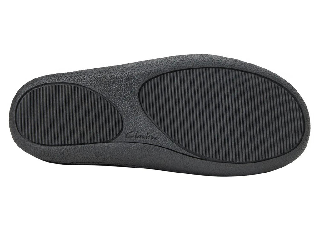 Clarks Suede Stitch Clog Slipper - Men's