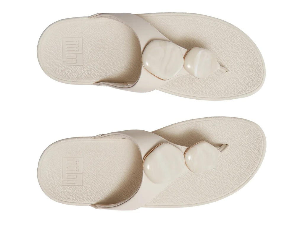 FitFlop Lulu Marbled Stone Wedge Sandal
