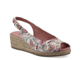 White Mountain Maize Espadrille Wedge Sandal