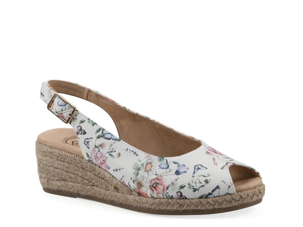 White Mountain Maize Espadrille Wedge Sandal