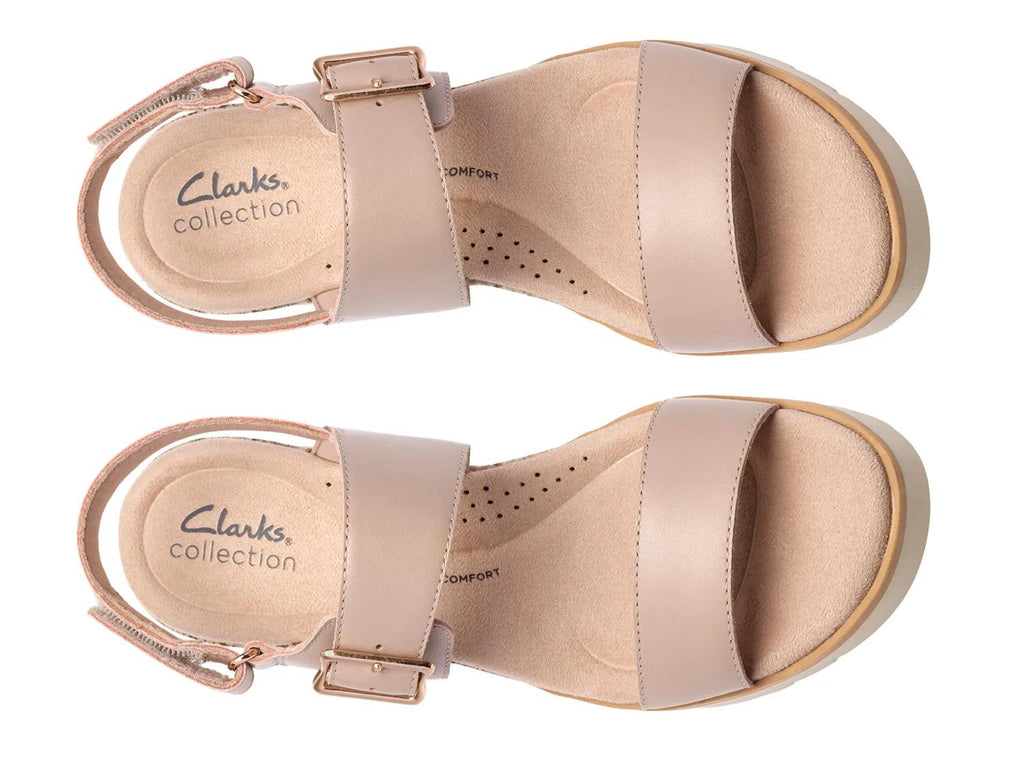 Clarks Diaz Rose Wedge Sandal