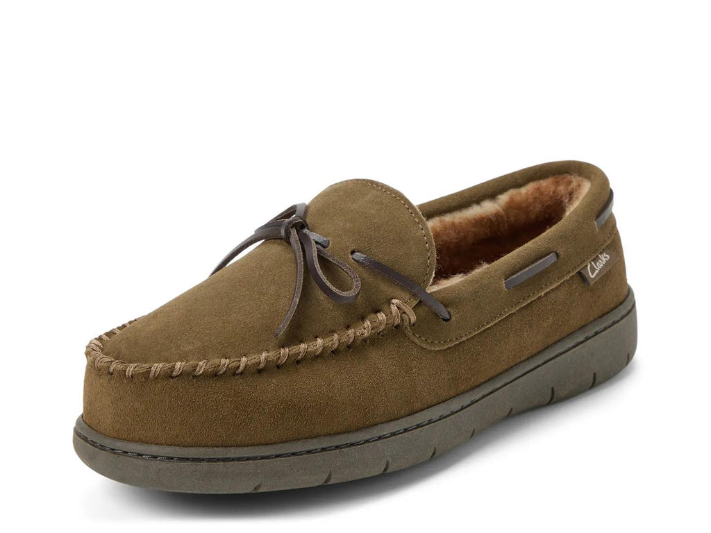Clarks Suede Lace Slipper - Men's