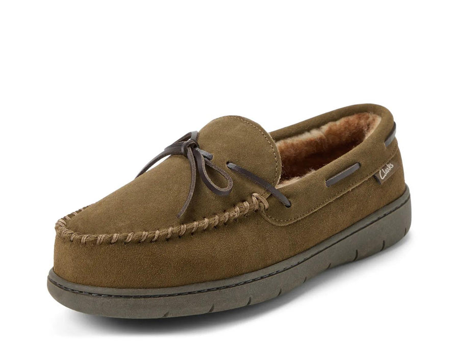 Clarks Suede Lace Slipper - Men's