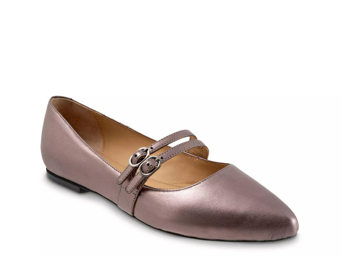 Trotters Emerald Mary Jane Flat