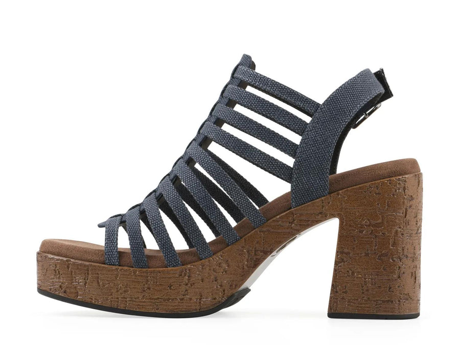 White Mountain Barbea Platform Sandal