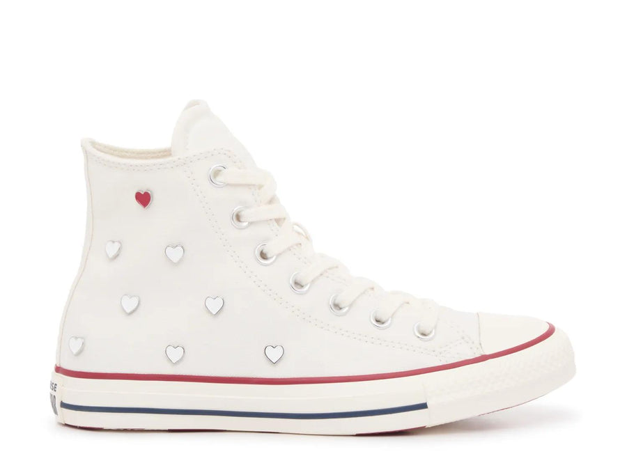 Converse Chuck Taylor All Star White Hearts High-Top Sneaker - Women's