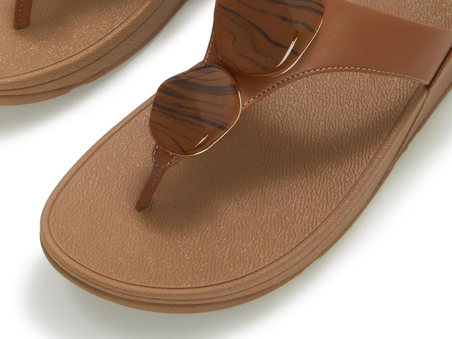 FitFlop Lulu Marbled Stone Wedge Sandal
