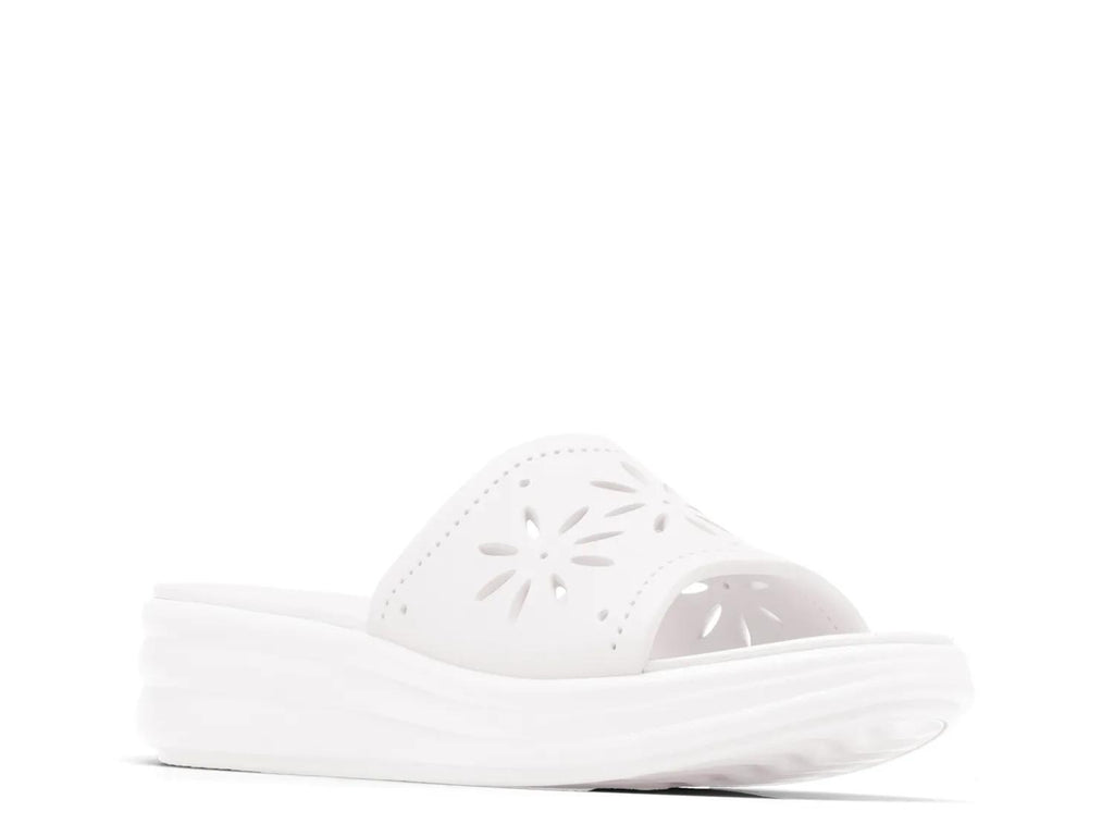 Clarks Cloudsteppers Drift Floral Wedge Sandal