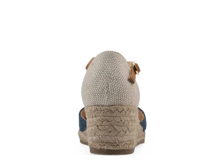 White Mountain Maintain Espadrille Wedge Pump