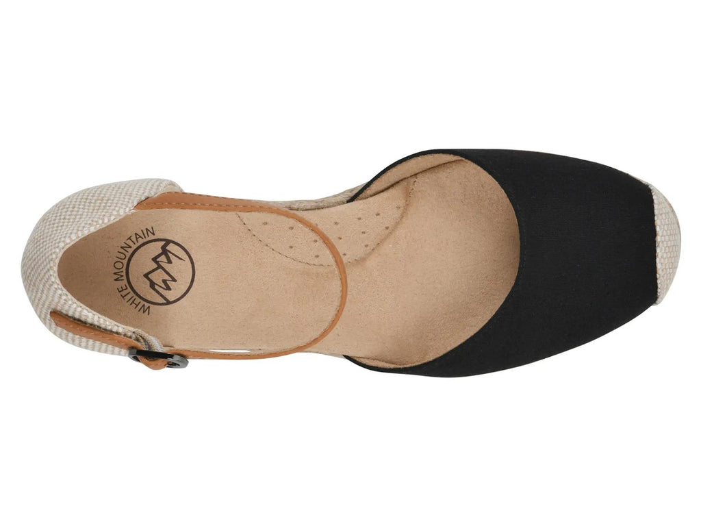 White Mountain Maintain Espadrille Wedge Pump