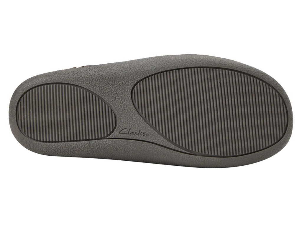 Clarks Suede Stitch Clog Slipper - Men's