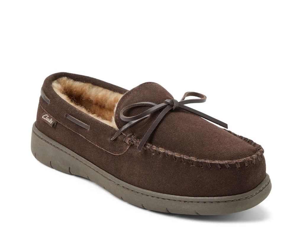 Clarks Suede Lace Slipper - Men's
