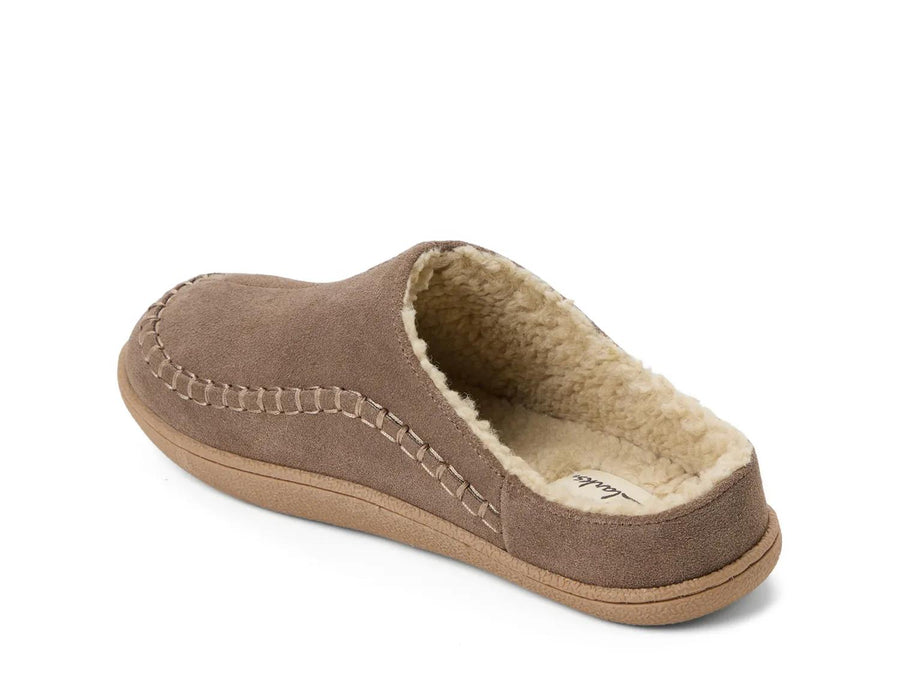 Clarks Suede Stitch Clog Slipper - Men's